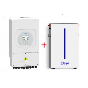 Інвертор Deye SUN-6K-SG03LP1-EU WiFi + Акумулятор Deye RW-M6.1 48V 120AH (RW-M6.1)