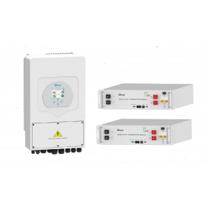 Комплект Інвертор Deye SUN-6K-SG05LP1-EU + AКБ DEYE SE-G5.1 Pro-B LiFePO4 5.12 kWt 2шт. (10kWt)