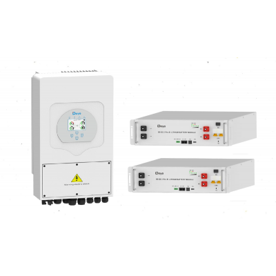 Комплект Інвертор Deye SUN-6K-SG05LP1-EU + AКБ DEYE SE-G5.1 Pro-B LiFePO4 5.12 kWt 2шт. (10kWt)