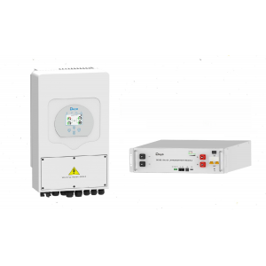 Система зберігання енергії Deye SUN-5K-SG05LP1-EU + Aкумуляторна батарея DEYE SE-G5.1 Pro-B LiFePO4 LV 51.2v 100AH 5.12kwh